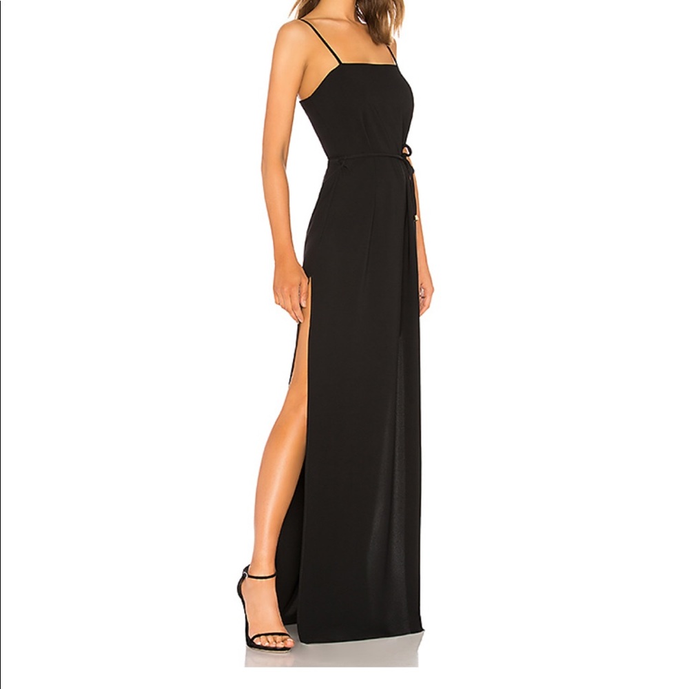 Black long dress cute for prom or formal